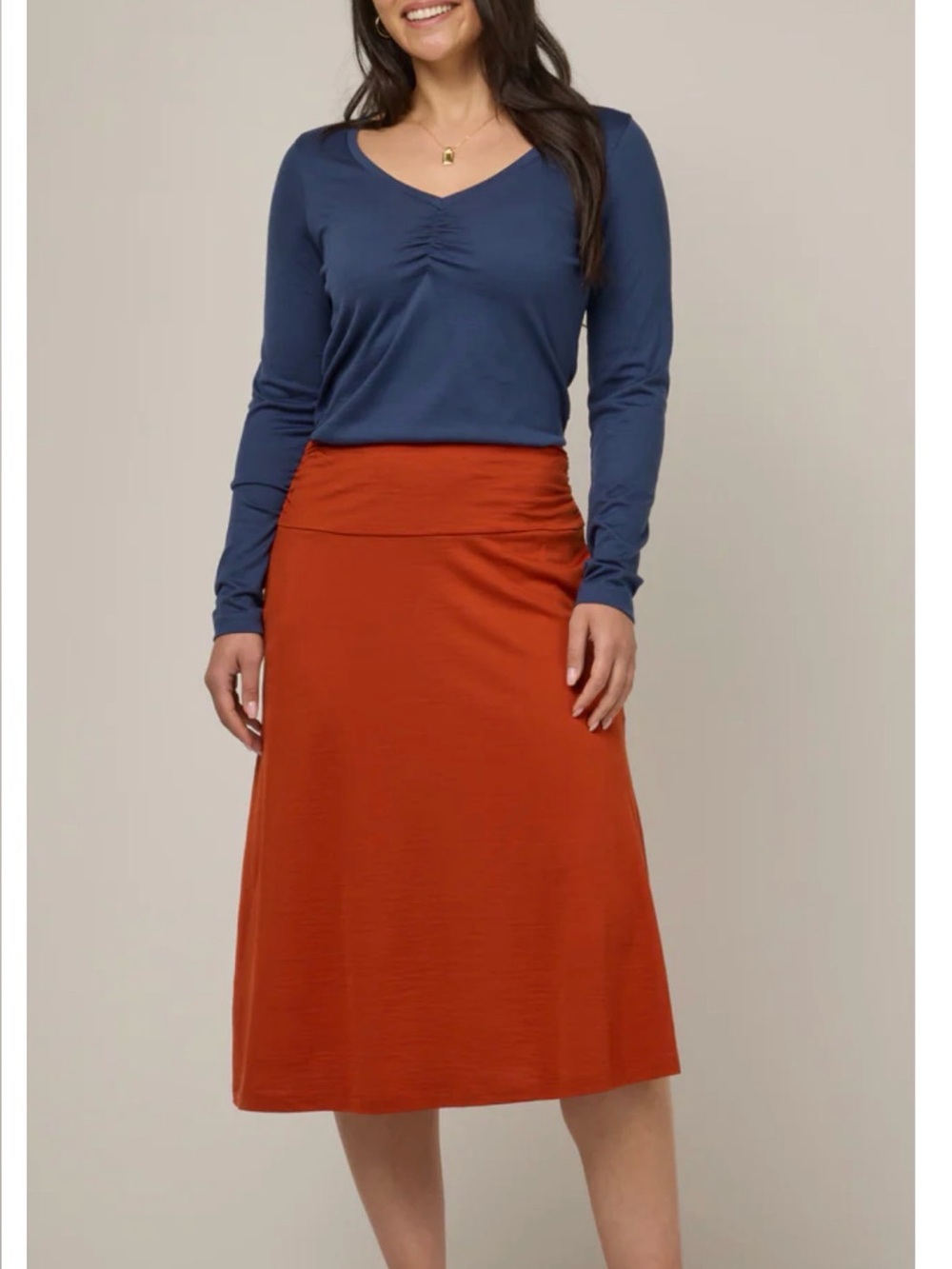 Wool& Helena Midi skirt